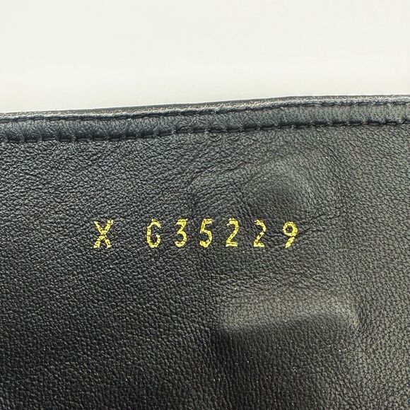 CHANEL 2019 Black Leather Lace Up Combat Boots Size 37 CC Logo Booties Cap Toe - Picture 8 of 12